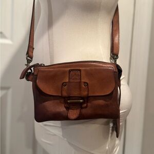 Brown Leather Crossbody Bag